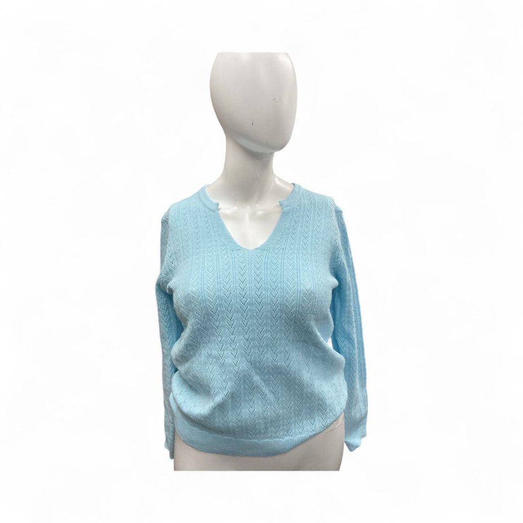 MOW (Large) Blue Knit Sweater