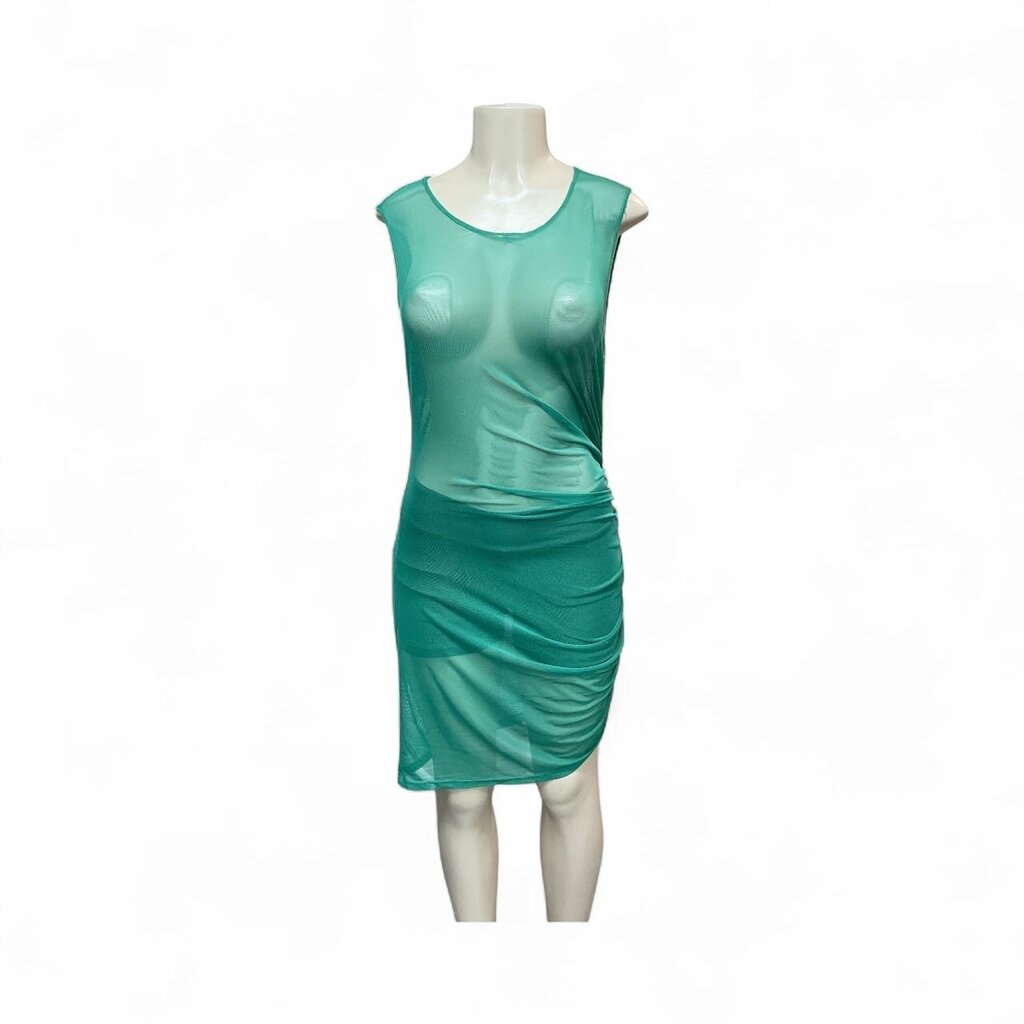 Hutch (Med) Green Sheer Dress