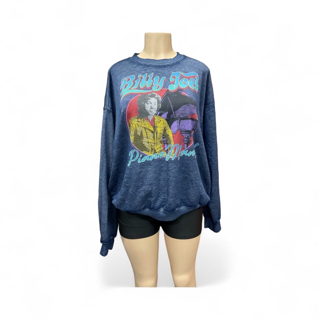 Billy Joel blue L/S sweatshirt