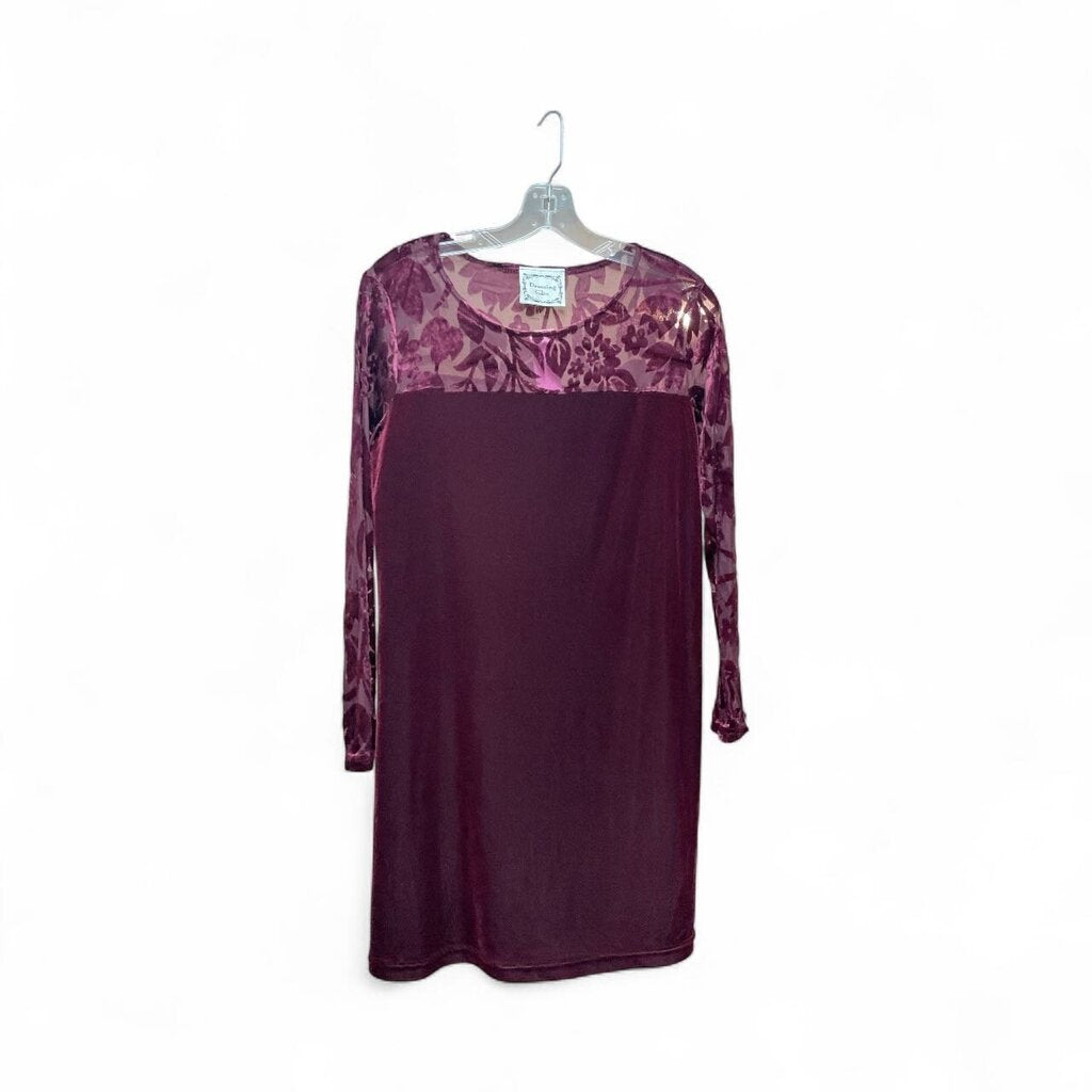 Dressing Clio (SML) Burgundy Fitted Dress