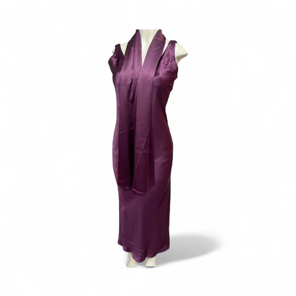 Jones (8) New York Evening Purple Satin Dress