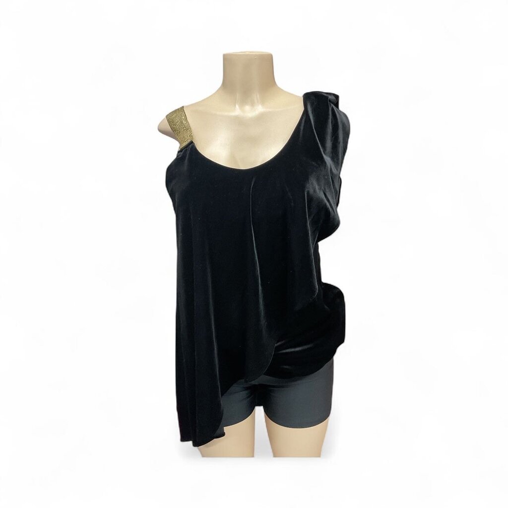 Betsy (8P) Adam Black Short Velour Dress