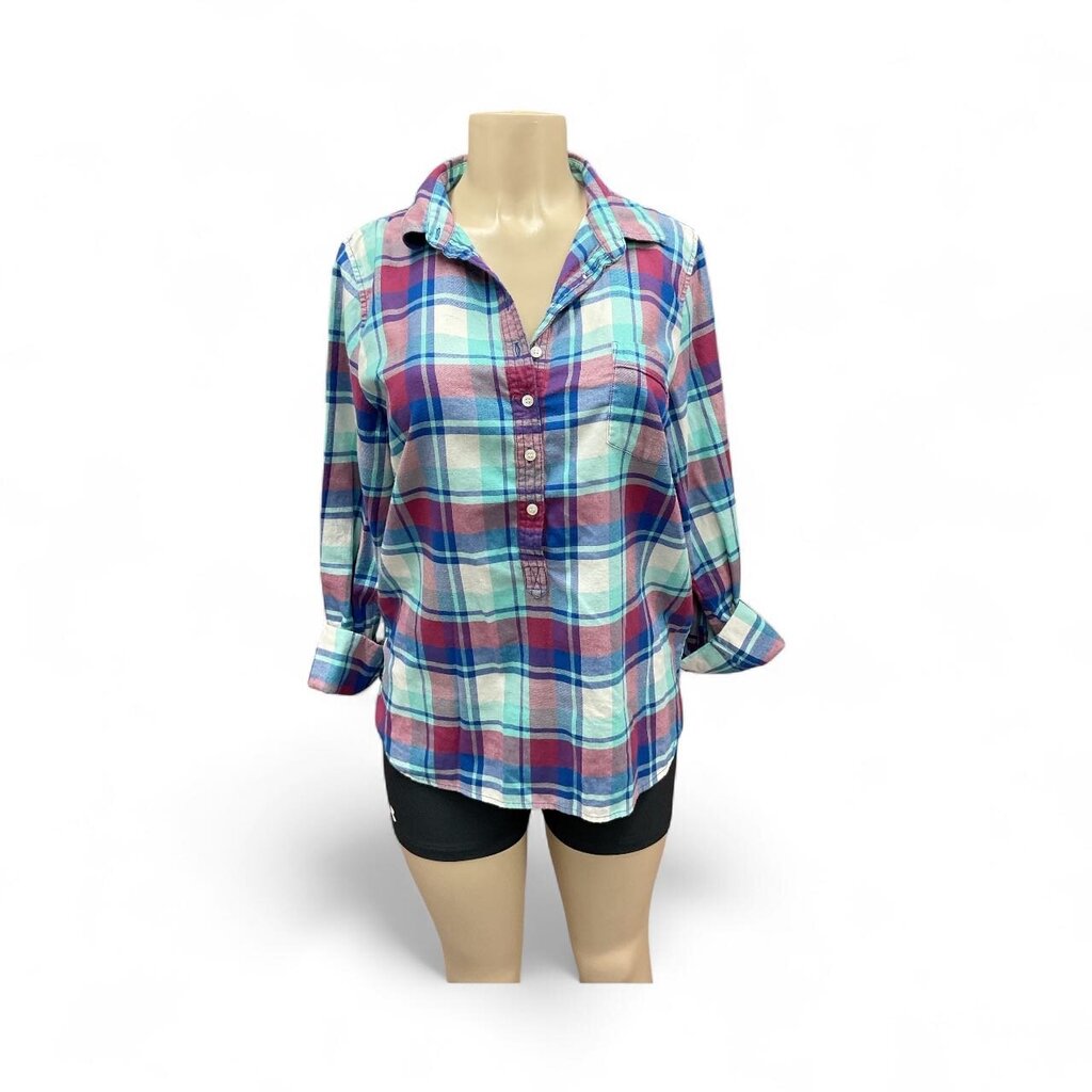 J (XL) Crew Plaid Shirt