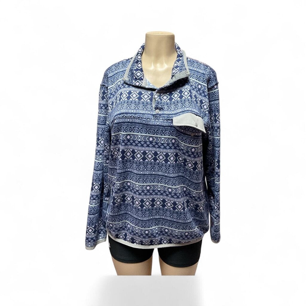 Serra (XL) Blue/Purple Aztec Sweatshirt