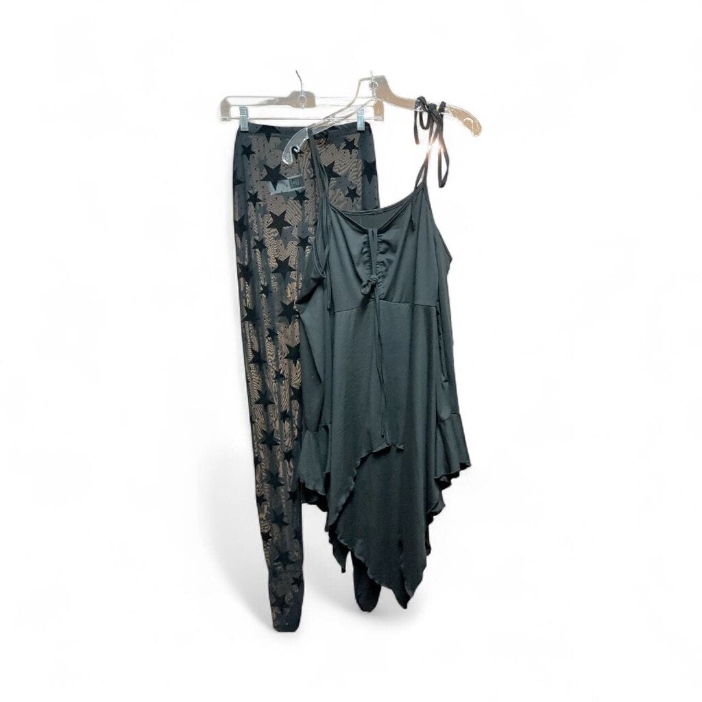 Curve (OXL) Black Off Shoulder Black Dress/Pants