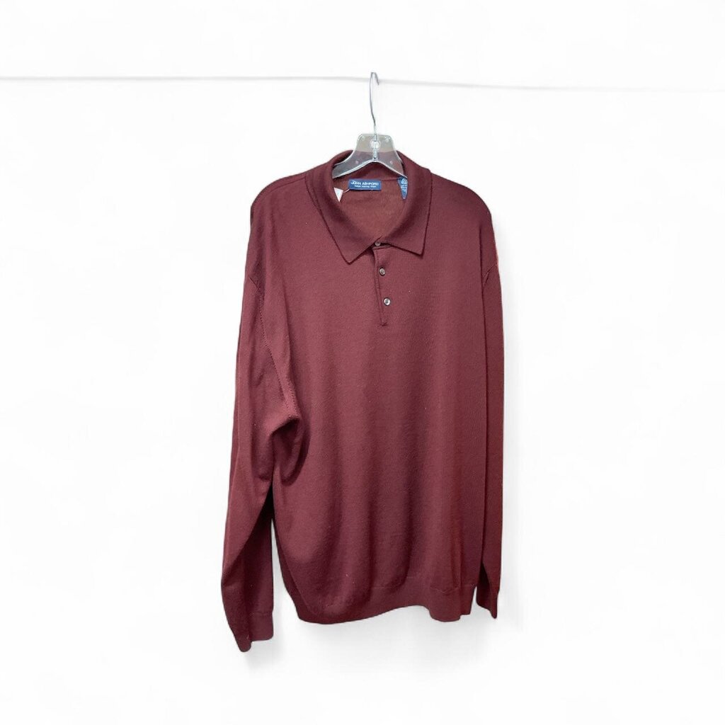 John (XXL) Ashford Burgundy Sweater