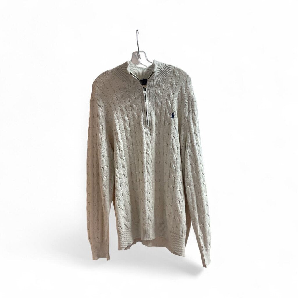 Polo (2x) Ralph Lauren Tan Zippered Sweater