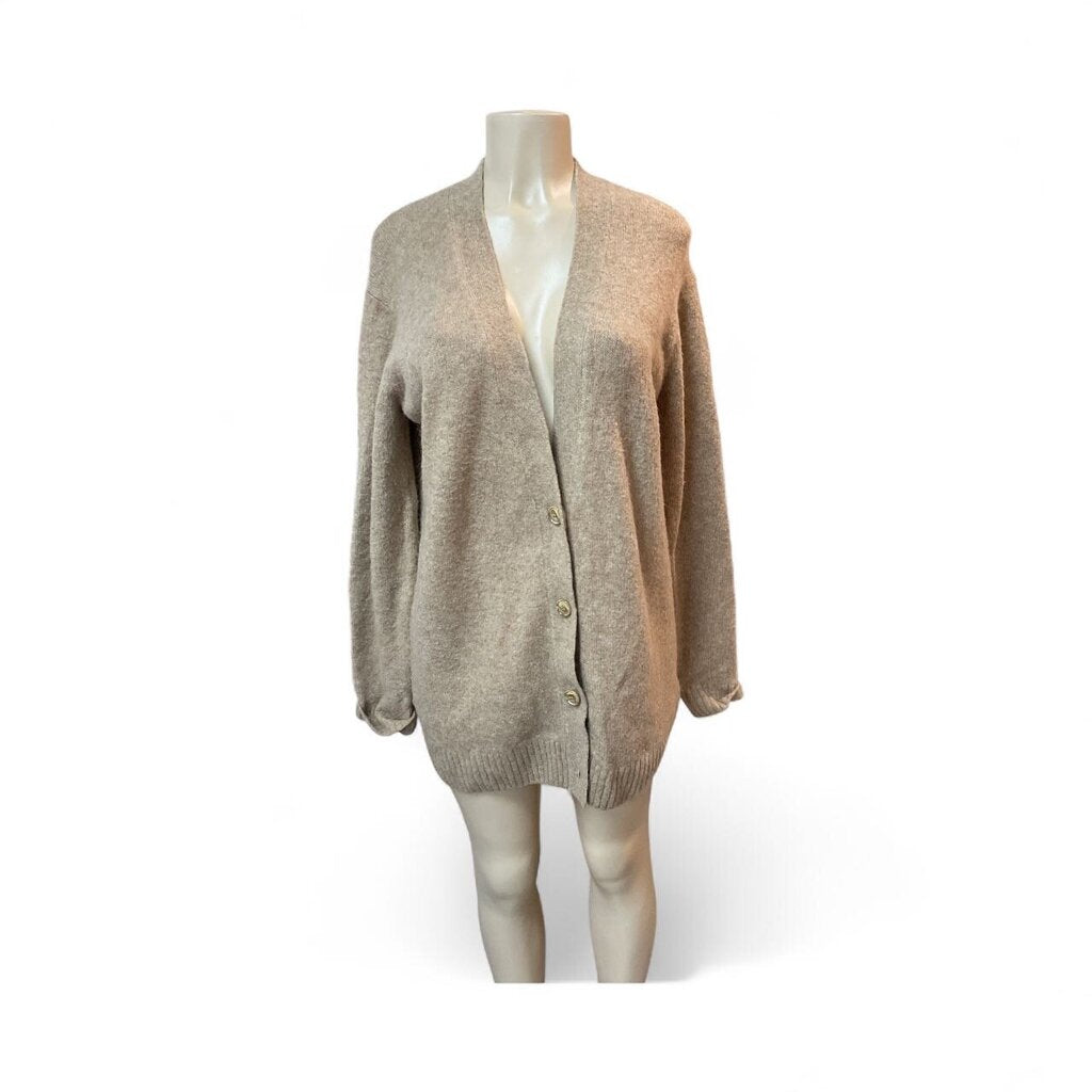 H &M (Small) Camel Wool Cardigan