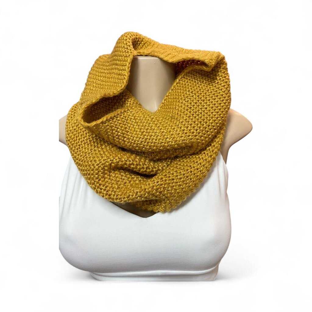 H & M Mustard Infinity Scarf