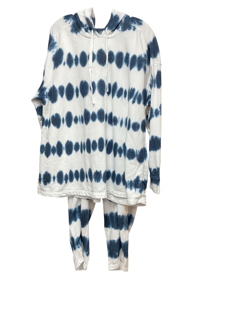 Livi (18/20) Blue Tye Die Hoodie Set