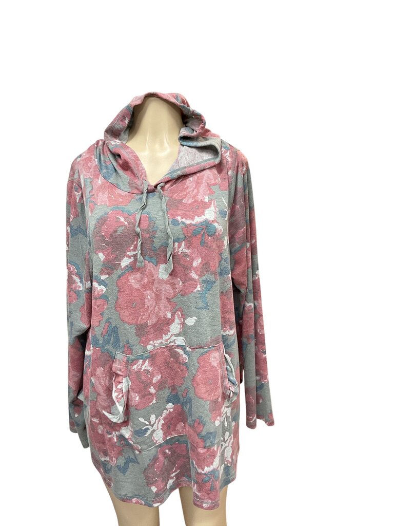 Livi (18/20) Pink/Grey Hooded L/S