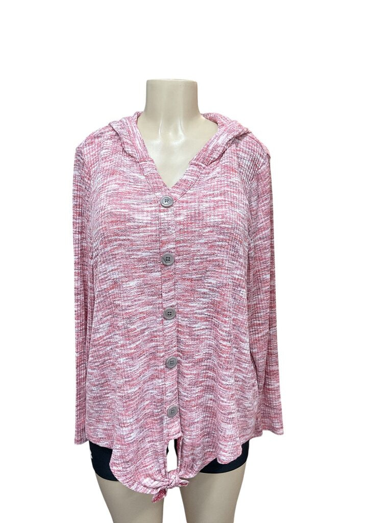 Lane (2X) Bryant Red Hooded Shirt