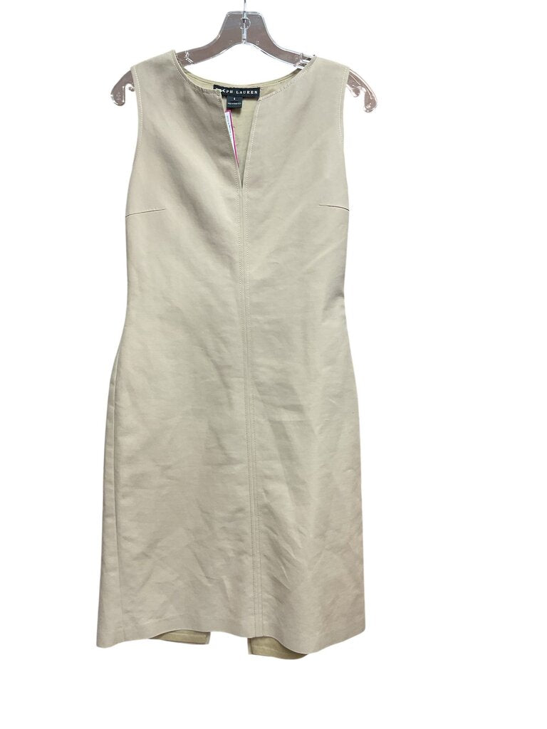 Ralph Lauren (4) Khaki Sleeveless Dress