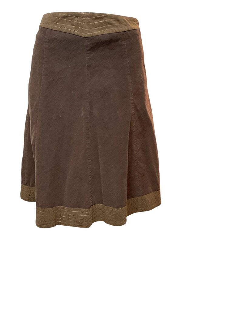 Co-Op (4) Brown Cord Flare Skirt