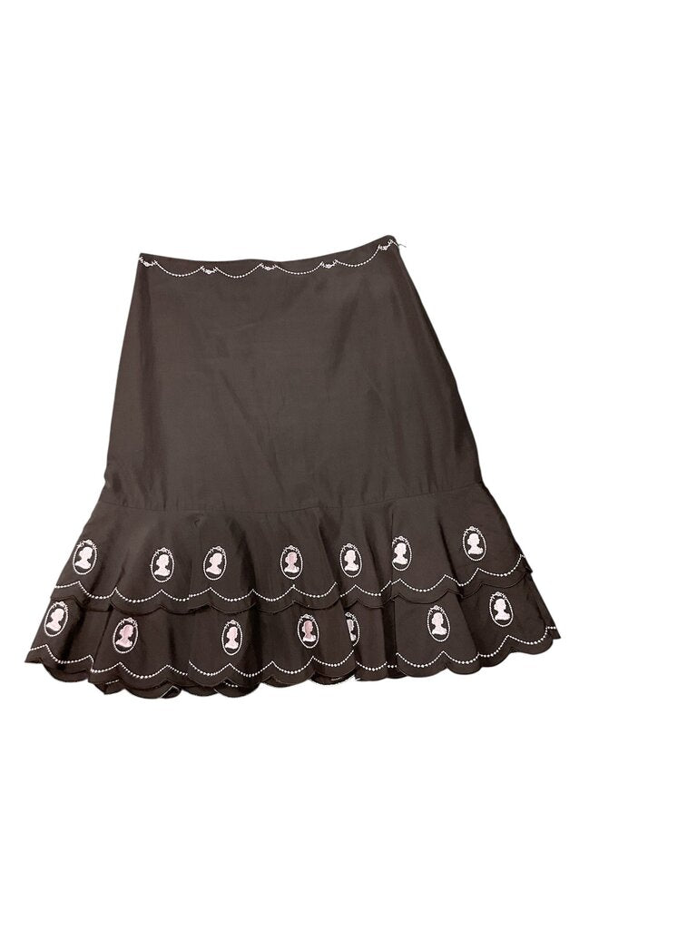 Odille (2) Brown Peddle Skirt