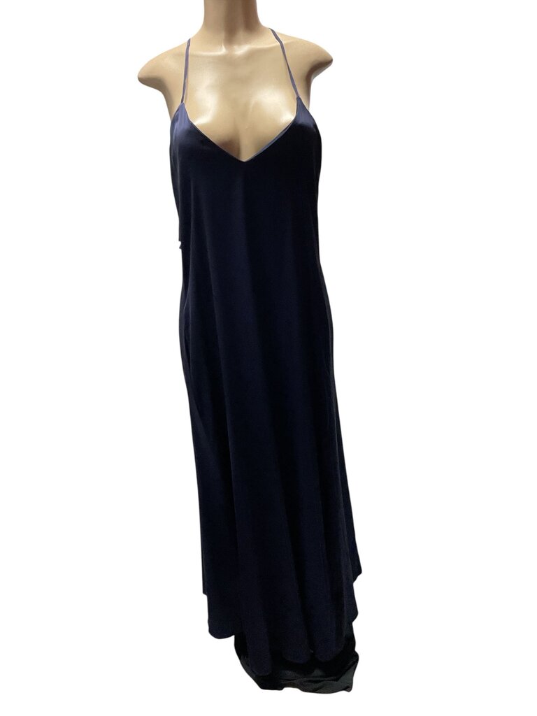 Tahari (Large) Blue Racerback Formal Dress
