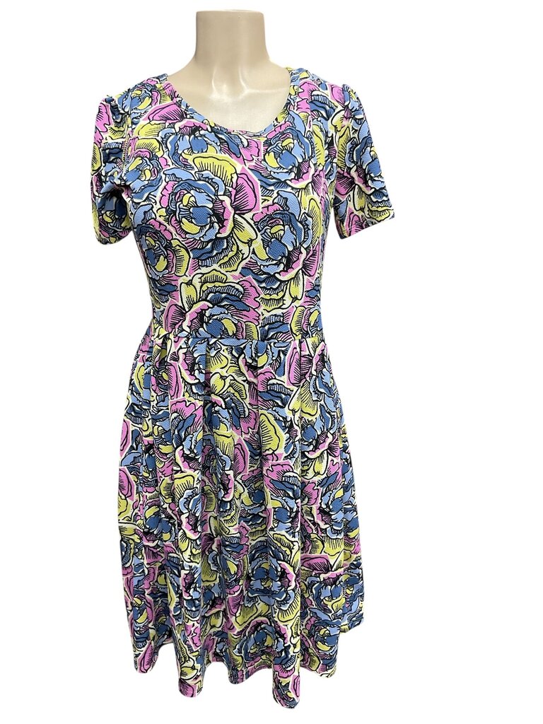 LulaRoe (Large) Multi Printed Dress