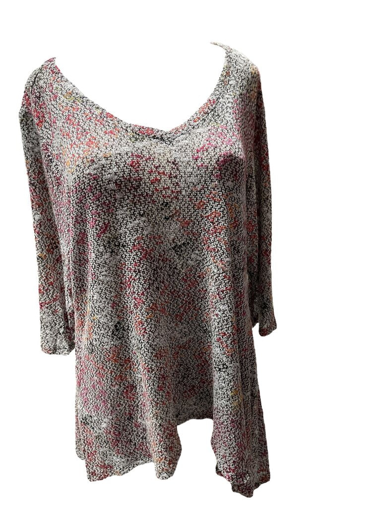 Belle (Xl) Burgundy L/S Tee