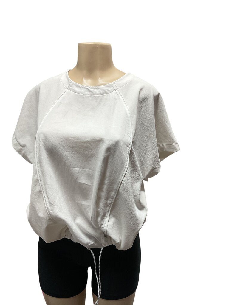 Lululemon white athletic cropped top