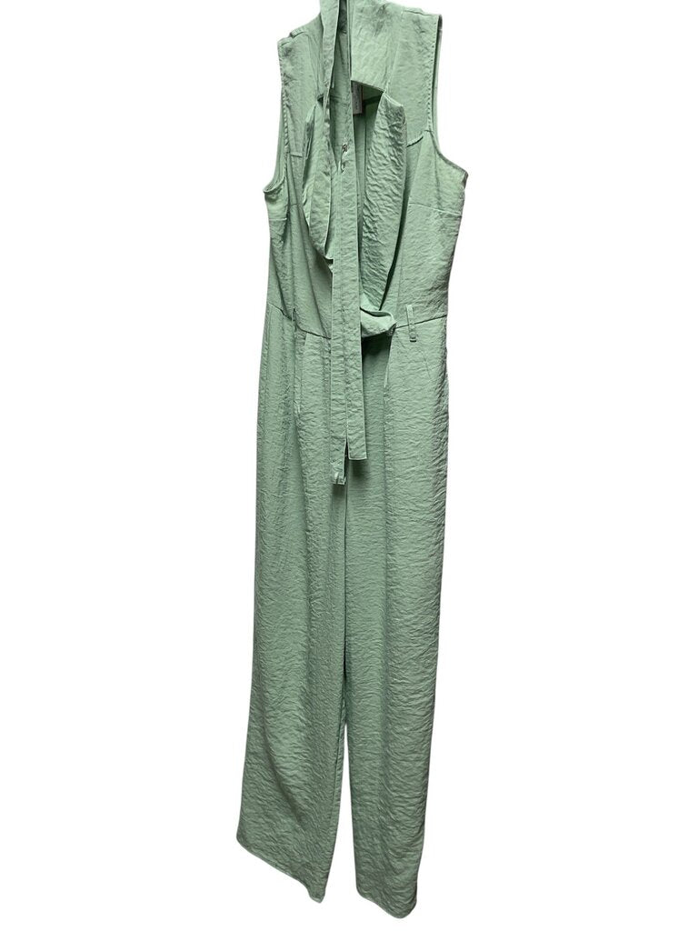 Mi ami green tank style jumpsuit