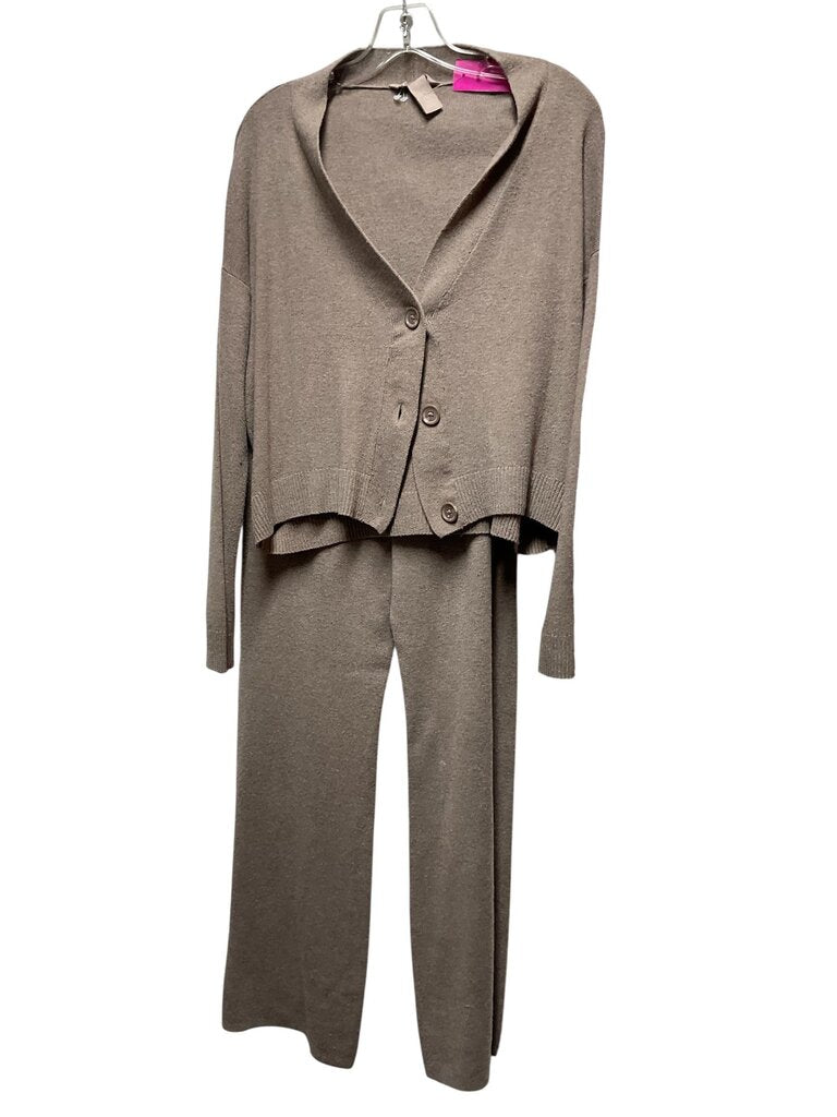 H&M brown 2 piece sweater set