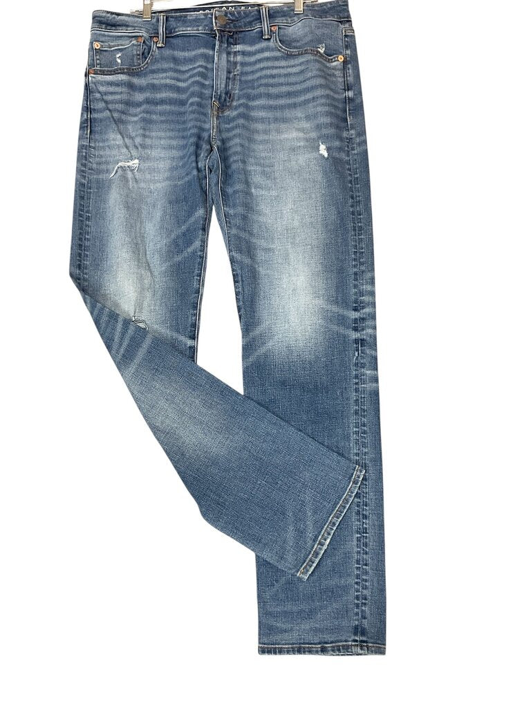 AEO (36 X 34) Denim Semi Rugged Wide Leg Jeans