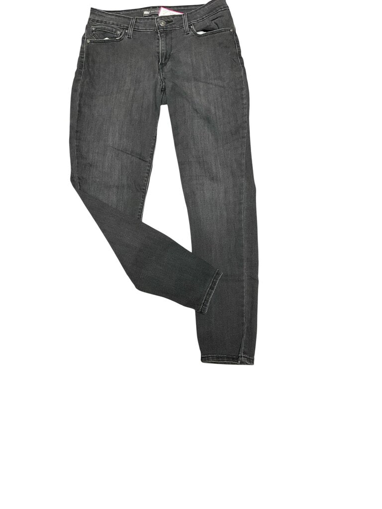 Levis (28) Demi Curve Skinny Black Jeans
