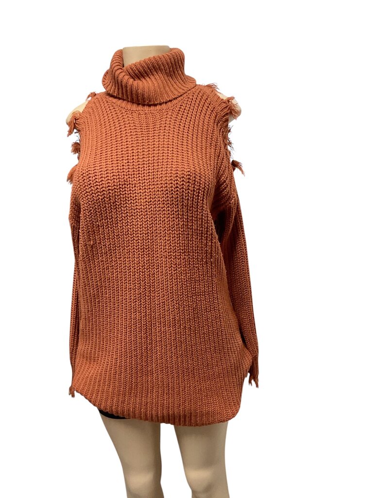 Almost (Large) Famous Rust Sleeveless Sweater