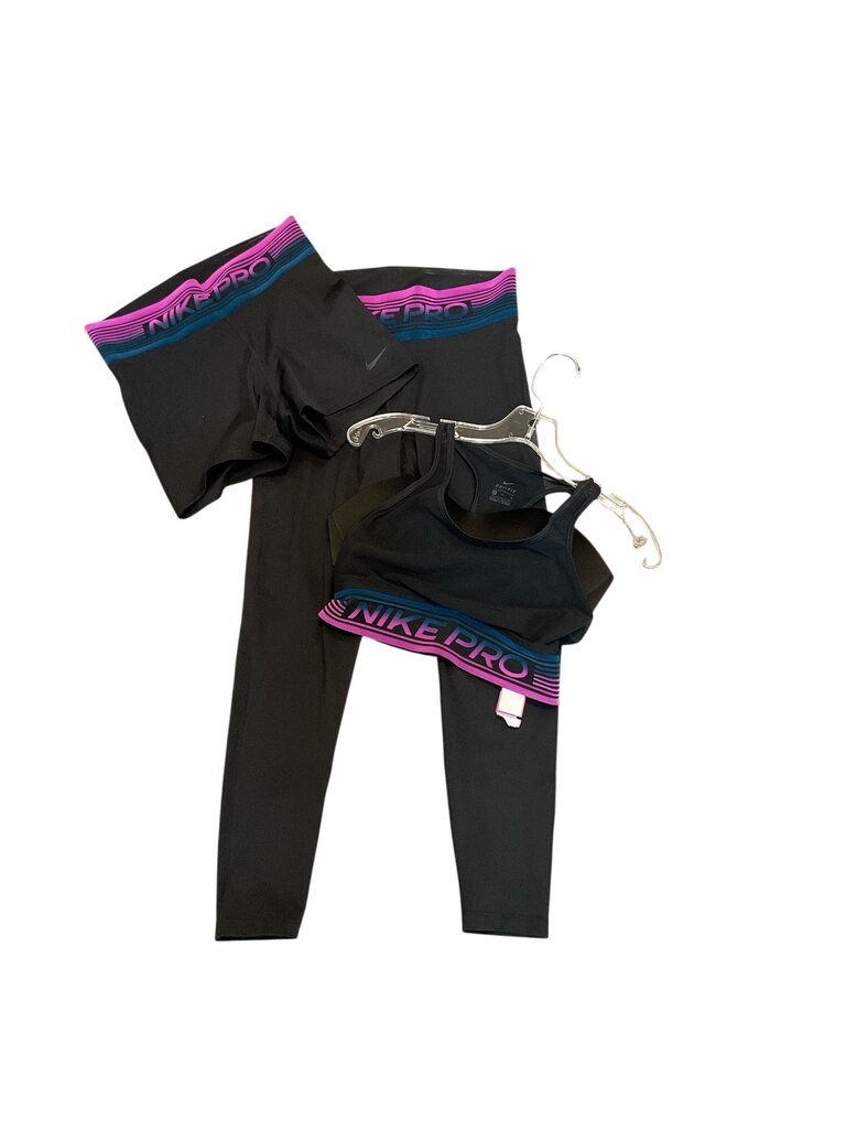 Nike (Med) Three Piece Black Workout Gear