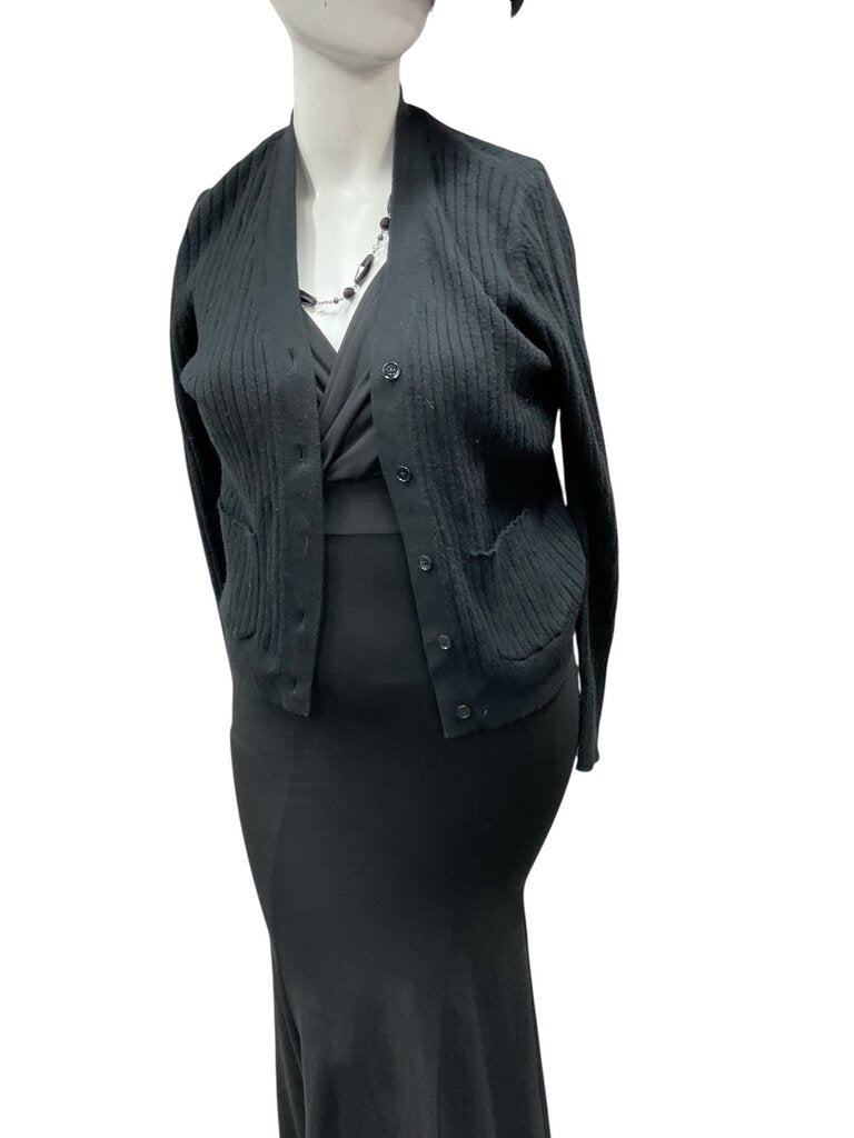 Loft black knit sweater