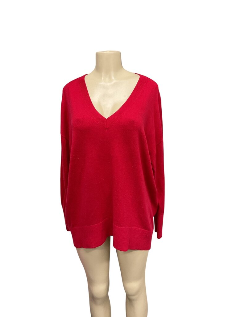Loft oversized red sweater