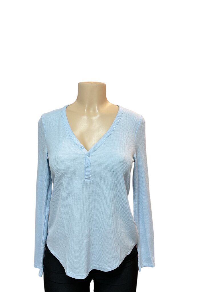 Athleta (Small) Blue Cord L/S Tee