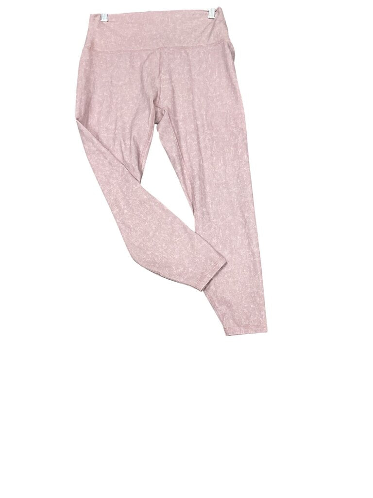 RBX pink marble cropped leggings