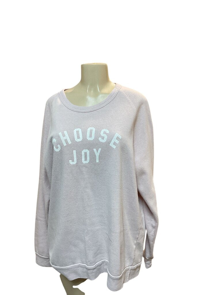The Shop Forward (XXL) Choose Joy Pink Crewneck Sweatshirt