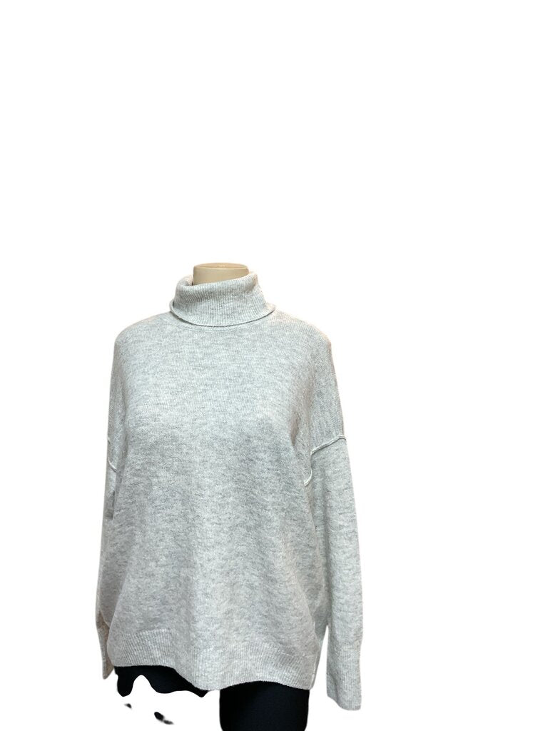 Vince (Small) Camuto Grey Turtleneck Sweater