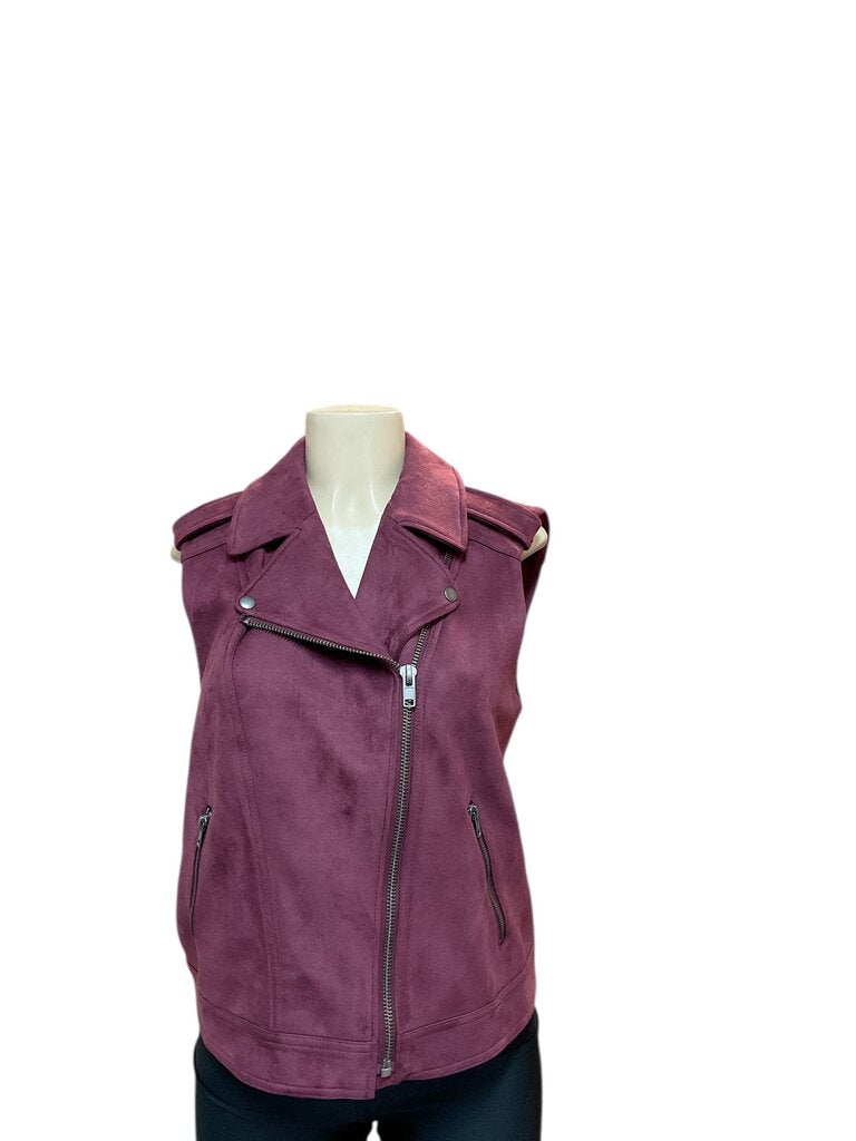 Philosophy (Large) Plum Suede Vest