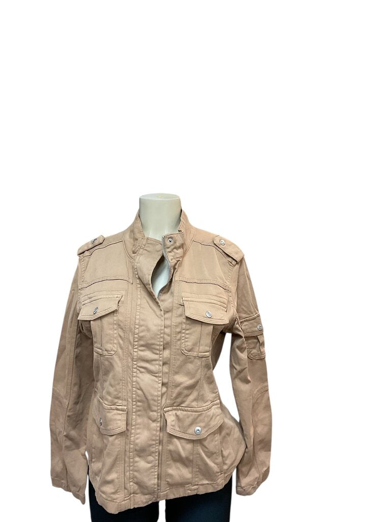Kensie (Med) Jeans Tan Cargo Jacket