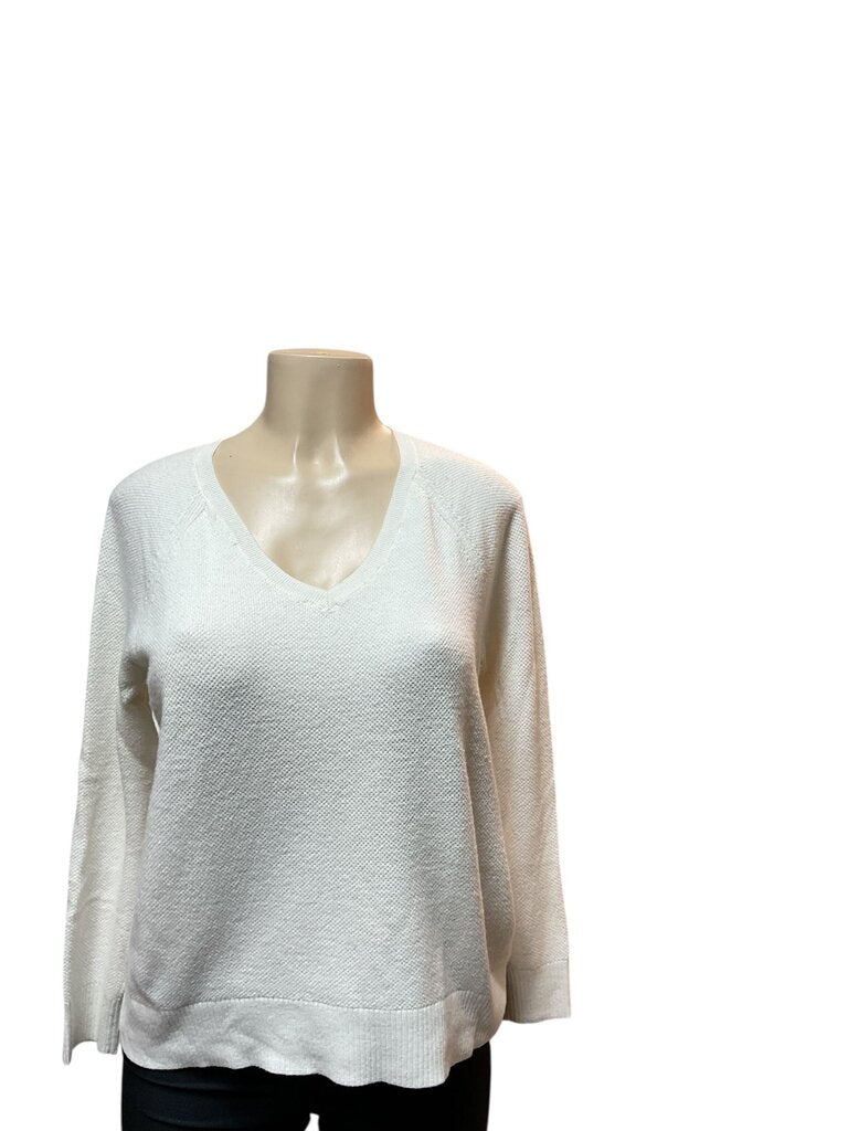 Gap (Small) Cream V Neck Sweater