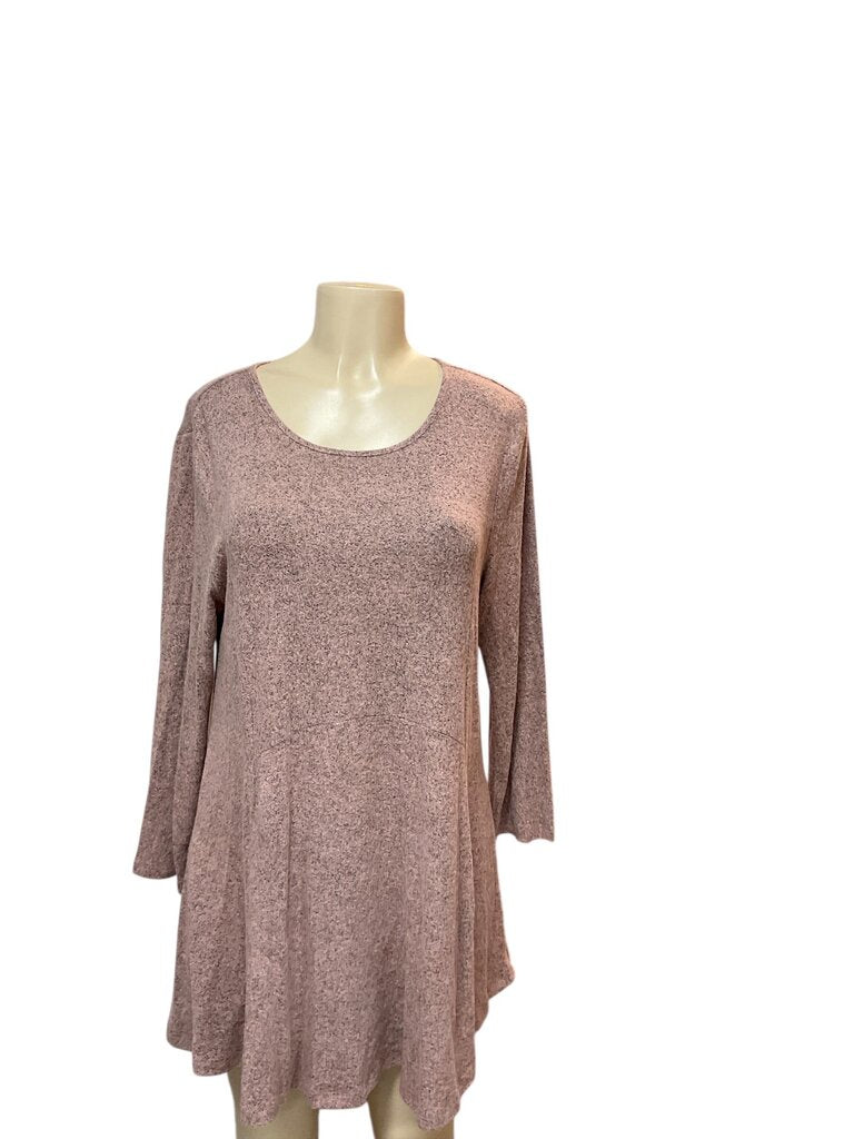 Bobeau (XL) Pink Collection L/S Tee