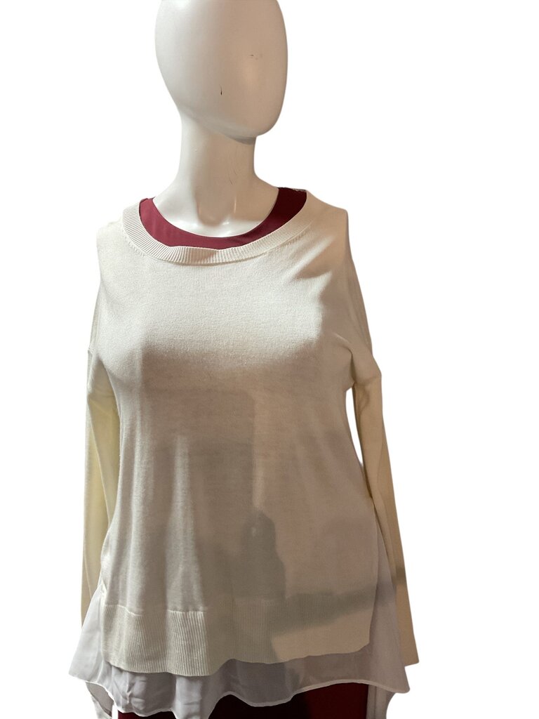 Peach (XL) Cream L/S Sweater