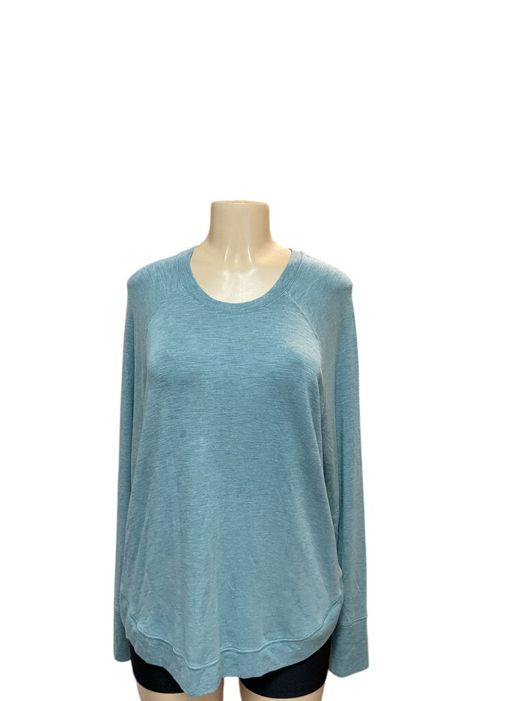 Athleta (XL) Blue L/S Tee Athletic **