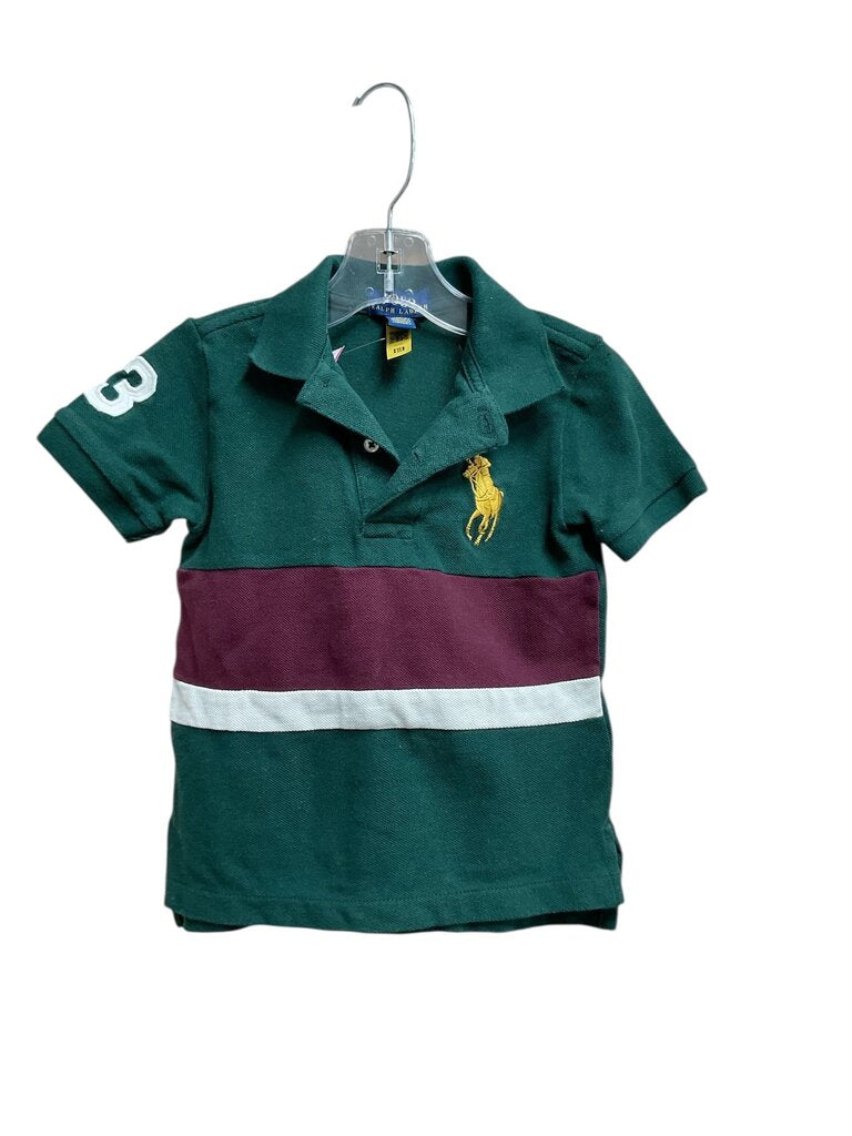 Polo (2) Green Short Sleeve Button Down