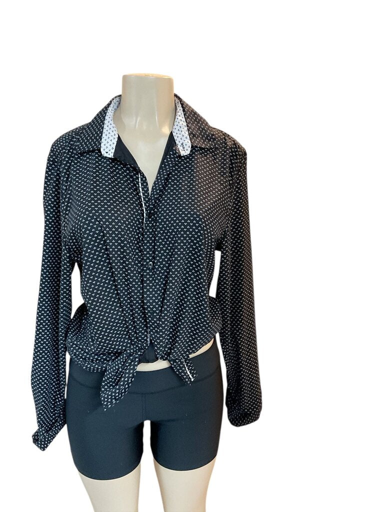 Paper (Large) Denim Cloth Black Button Down