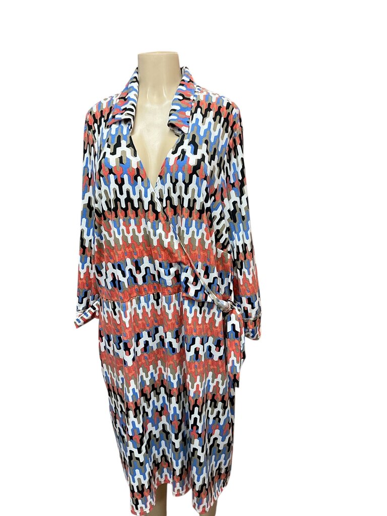 Jaclyn Smith (3X) Printed Wrap Dress