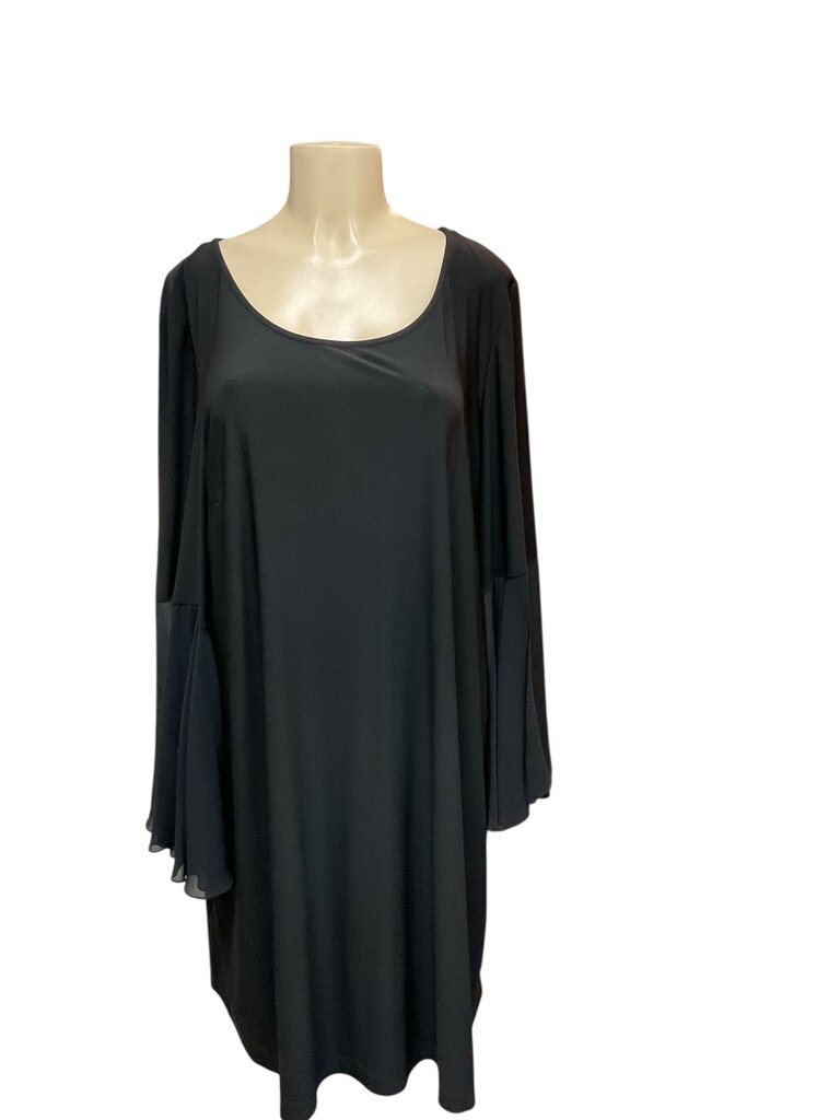 MSK (3X) Woman Black Sheath Dress