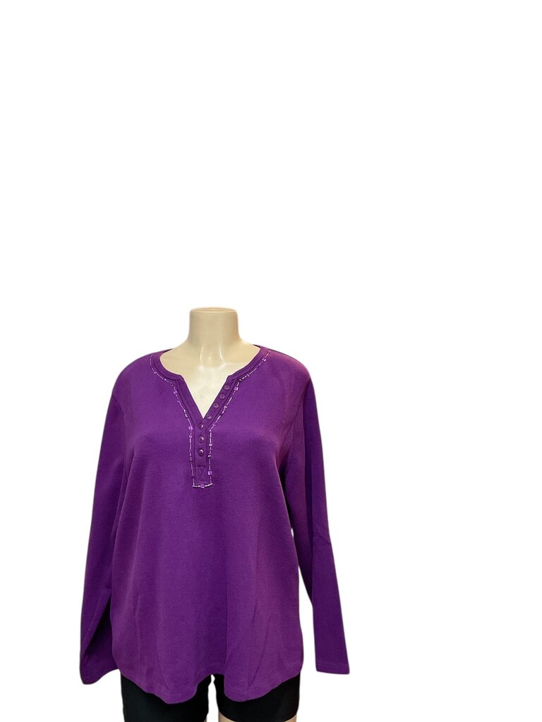 Classic (16-18w) Elements Purple L/S Tee