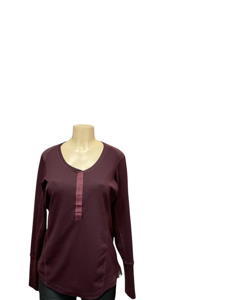 REI (Large) Maroon L/S Thermal Tee