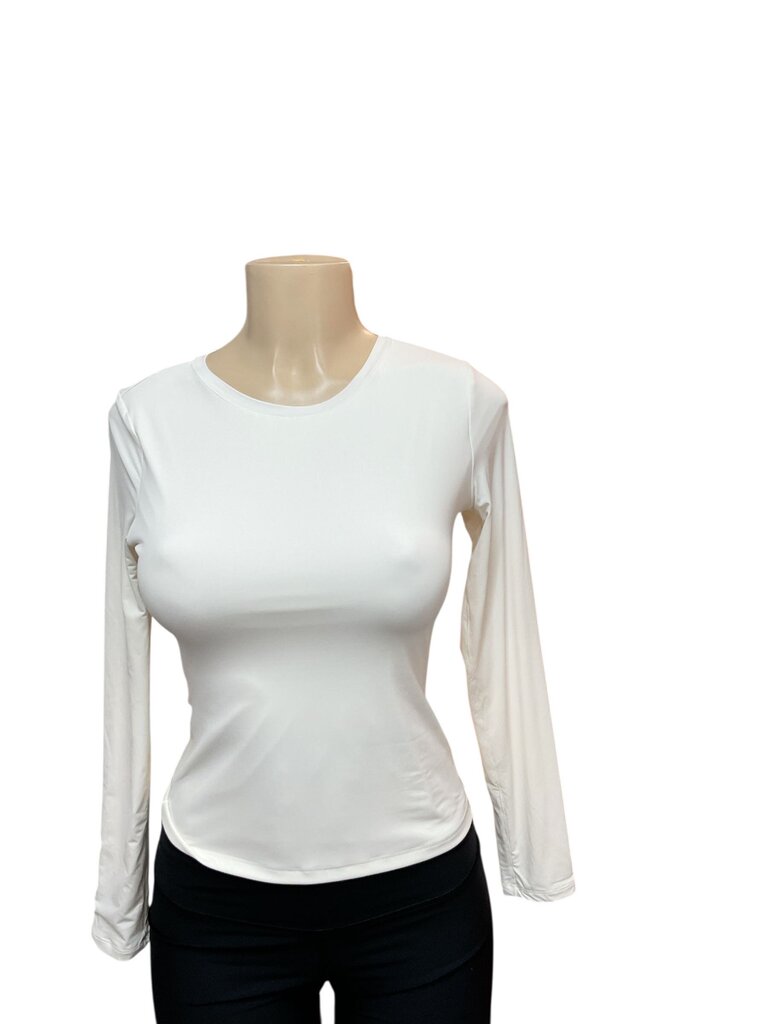 Sunkess (Small) White L/S Athletic Shirt