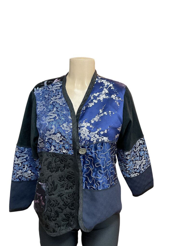 High spirits satin dragonfly jacket