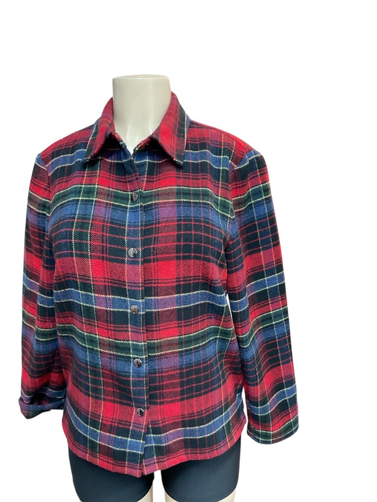 Jones New York sport plaid red light jacket